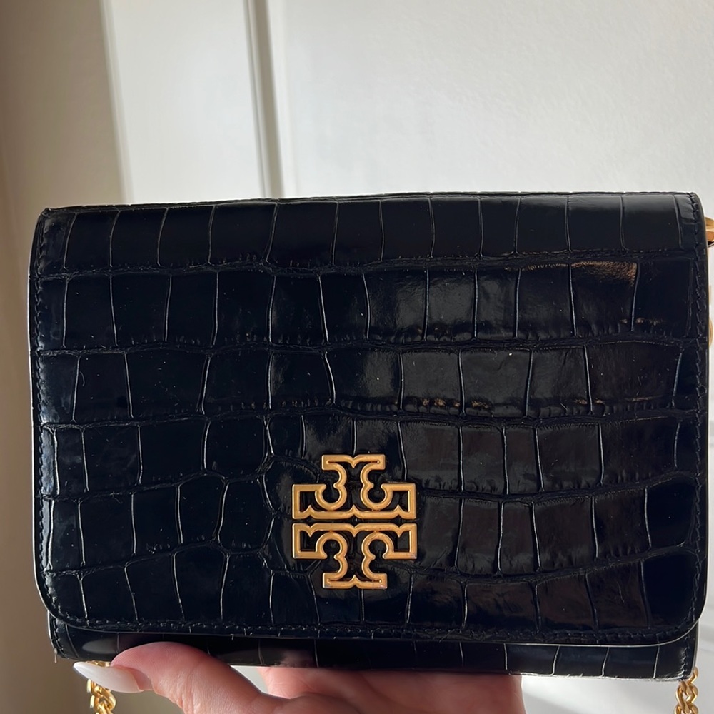 Tory Burch Crossbody bag / croc material leather /